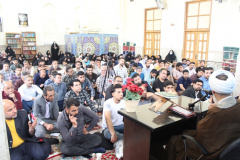 مراسم دوشنبه های قرآنی دانشگاه به میزبانی حرم مطهر رضوی 